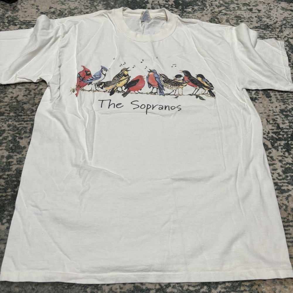 Vintage Harley The Sopranos Tshirt Large Bird Graphic